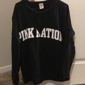 pink sweater